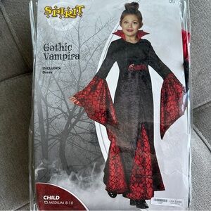 Halloween costume dress for girls- Gothic Vampire -size Medium